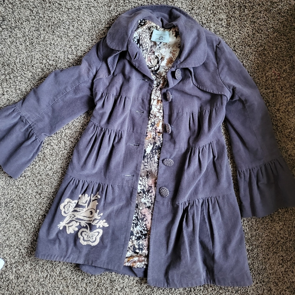 Anthropologie Embroidered Coat - Picture 4 of 8